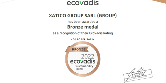 Ecovadis - EcoVadis certified!